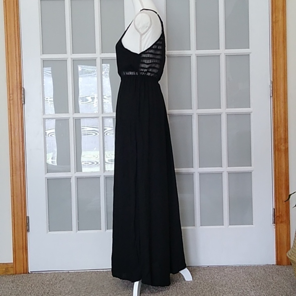 NEW Tiare Hawaii Spaghetti Strap Lattice Crochet Back Maxi Dress - One Size - Picture 5 of 15
